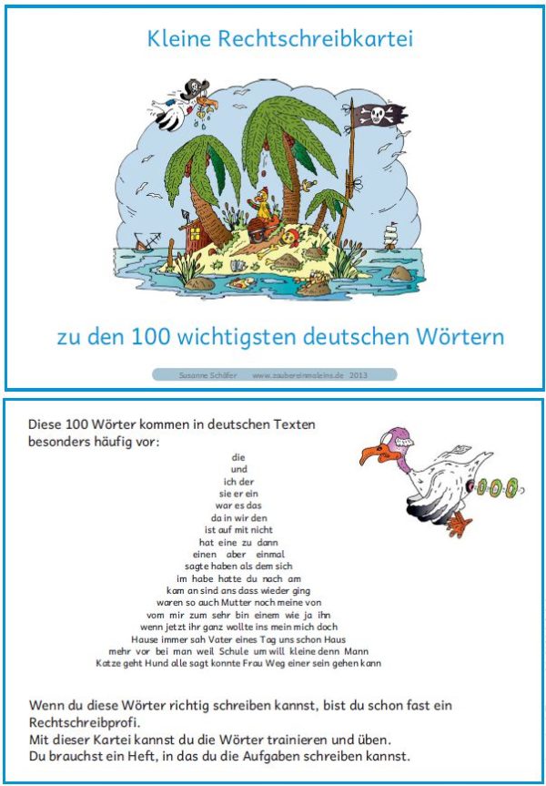 Kleine Rechtschreibkartei