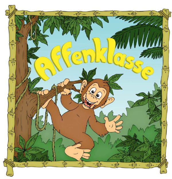 Türschild Affenklasse