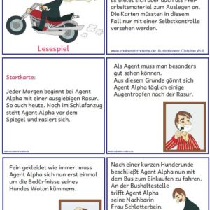 Agent Alpha auf geheimer Mission - Lesespiel