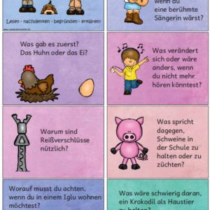 Begründe! - 40 Kärtchen zur Schulung des mündlichen Sprachgebrauchs