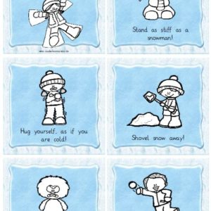 Wintery Exercise Activities