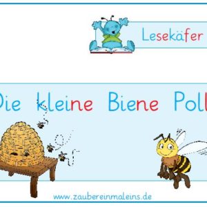 Lesekäfer: Die kleine Biene Polli