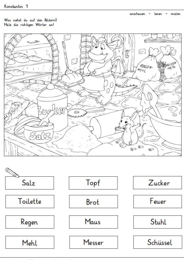 Bildlesetraining mit Konstantin