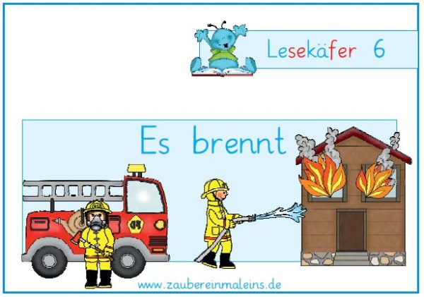 Lesekäfer: Es brennt