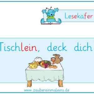 Lesekäfer: Tischlein deck dich!