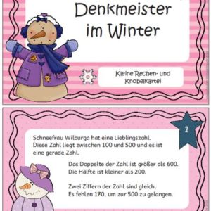 Denkmeister im Winter