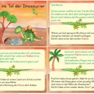 Im Tal der Dinosaurier - Lesespiel