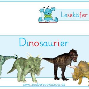 Lesekäfer: Dinosaurier