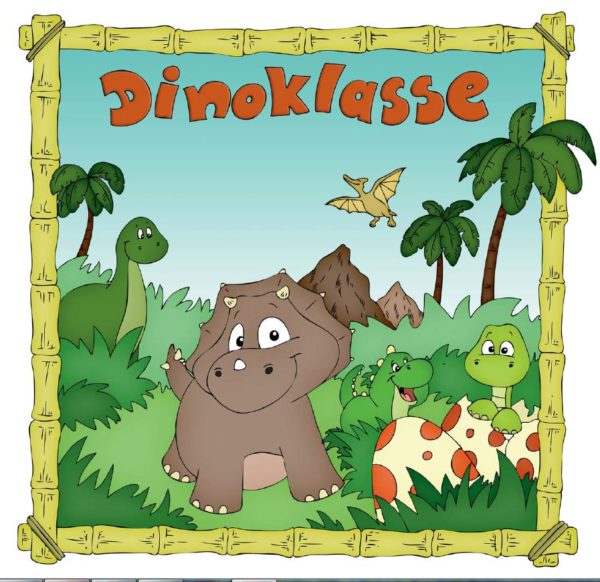 Türschild Dinoklasse