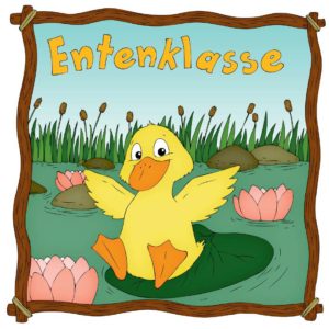 Türschild Entenklasse