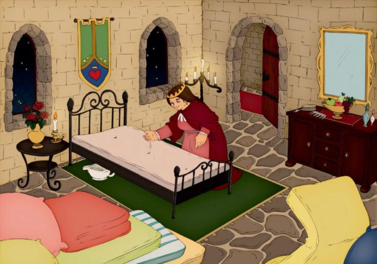 Bildserie Die Prinzessin auf der Erbse Zaubereinmaleins Shop