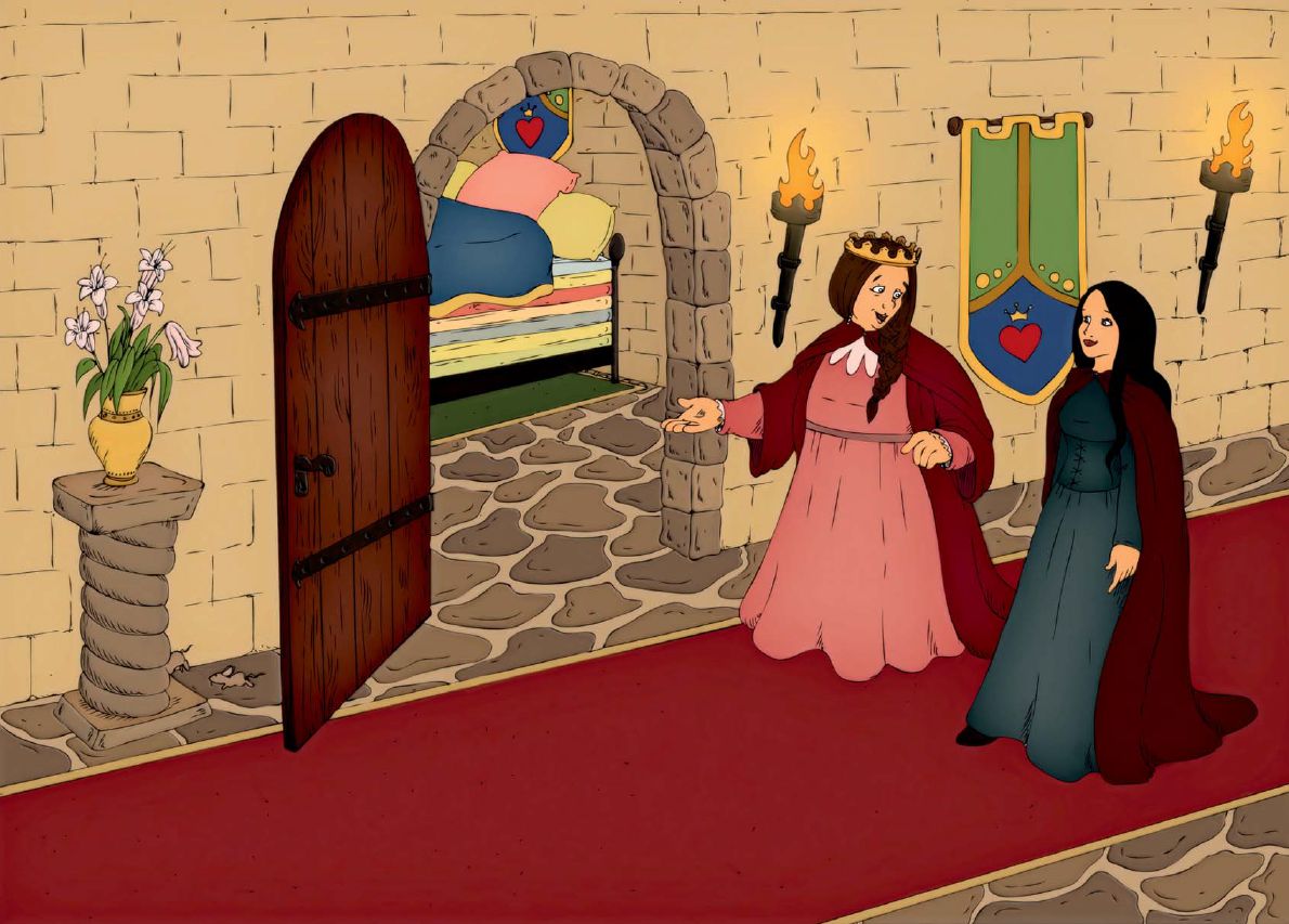 Bildserie Die Prinzessin auf der Erbse Zaubereinmaleins Shop