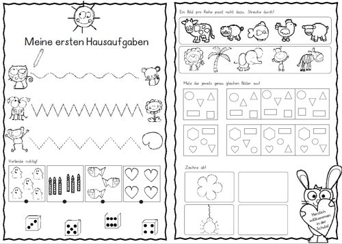 Erster Schultag – Hausaufgabenheftchen – Giraffe – Zaubereinmaleins Shop