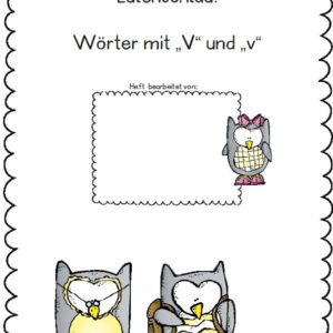 Eulenschlau Wörter mit V und v