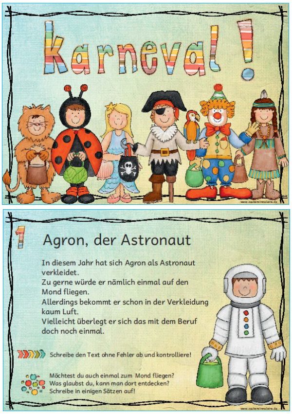 Abschreibkartei Karneval