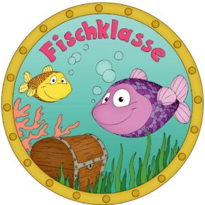 Türschild Fischklasse