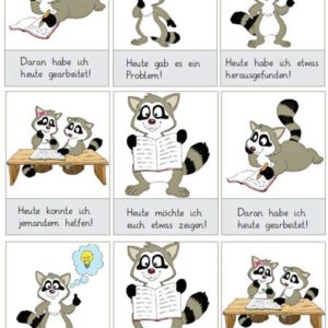 Reflexionskarten Waschbär