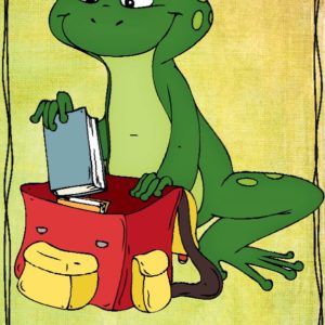 Grundregeln und Ausmalheft Frosch