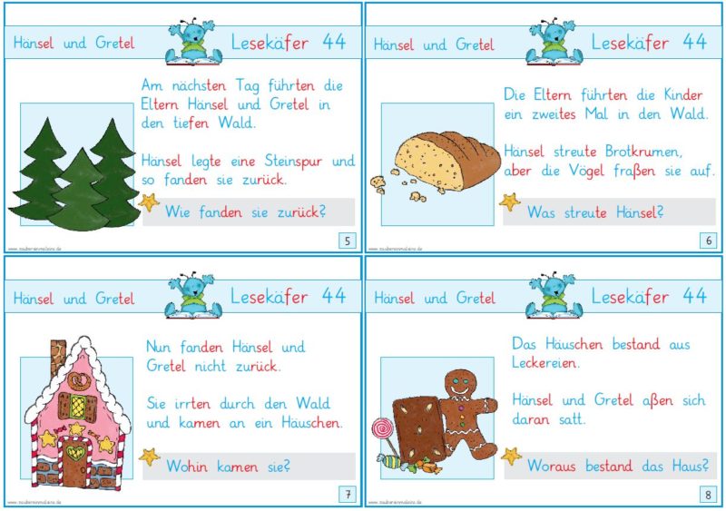 Lesekäfer: Hänsel und Gretel – Zaubereinmaleins Shop
