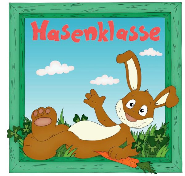 Türschild Hasenklasse