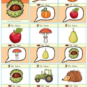 Bildlesespiel Herbst