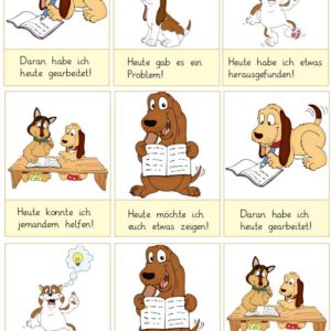 Reflexionskarten Hund