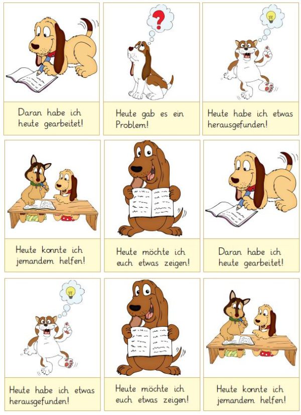 Reflexionskarten Hund
