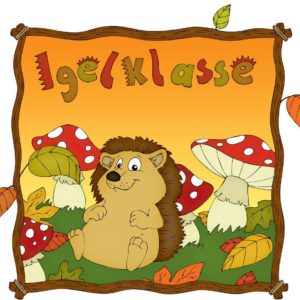 Türschild Igelklasse
