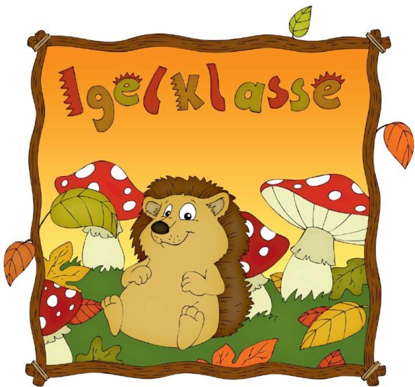 Türschild Igelklasse