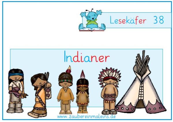 Lesekäfer: Indianer