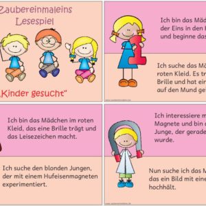 Lesespiel Kinder