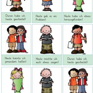 Reflexionskarten Kinder