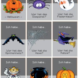 Lesespiel Halloween