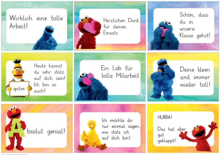 90 coole Lobkärtchen – Zaubereinmaleins Shop