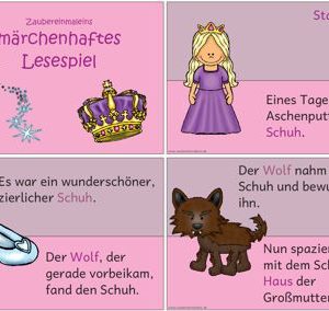 Märchenhaftes Lesespiel