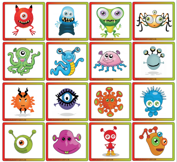 Monster- Rechenspiel