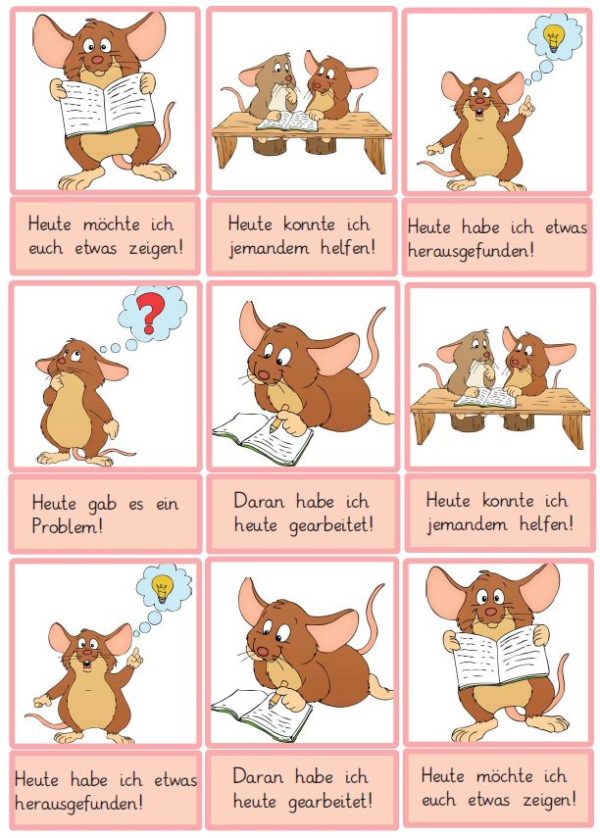 Reflexionskarten Maus