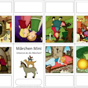 Mini-Faltheft: Erkennst du die Märchen?