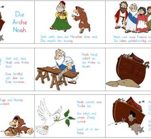 Streichholz Leporello Arche Noah