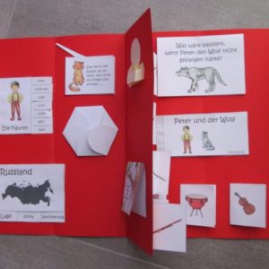 Lapbook Peter und der Wolf
