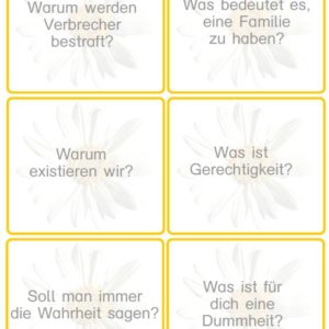 90 Philosophische Fragekärtchen
