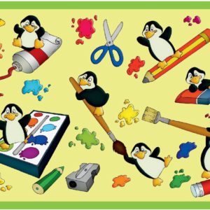 Malunterlage Pinguine