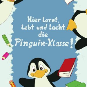 Türschild Pinguinklasse