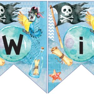 Willkommenswimpel Piraten