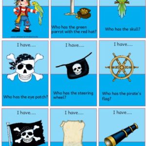 Pirate - Reading game