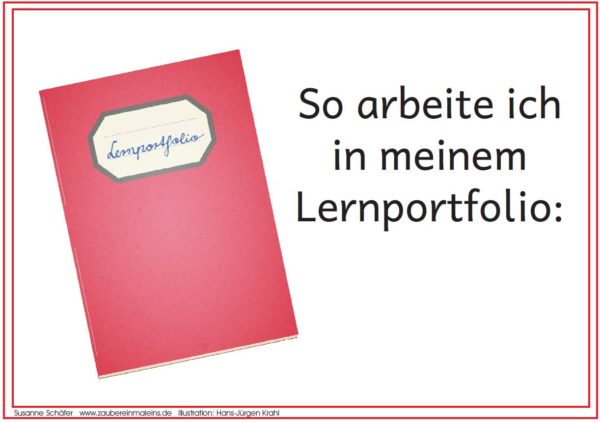 Ablauf Portfolioarbeit