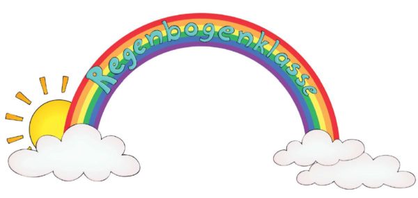 Türschild Regenbogenklasse