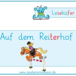 Lesekäfer: Auf dem Reiterhof