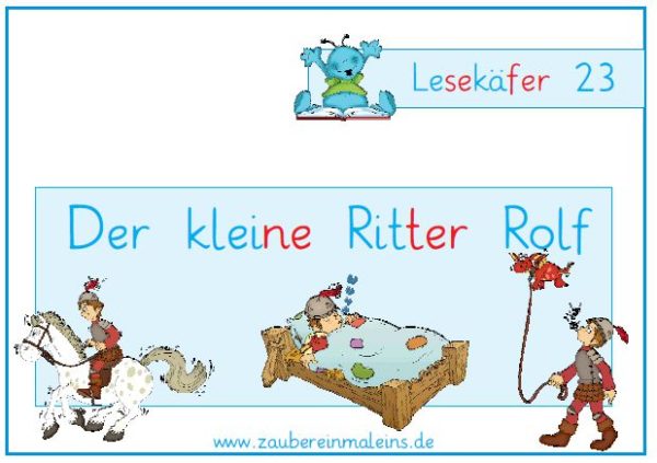Lesekäfer: Der kleine Ritter Rolf