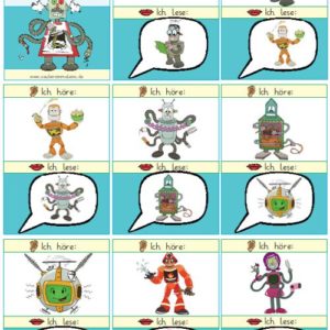 Bildlesespiel Roboter